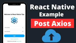 post axios react native